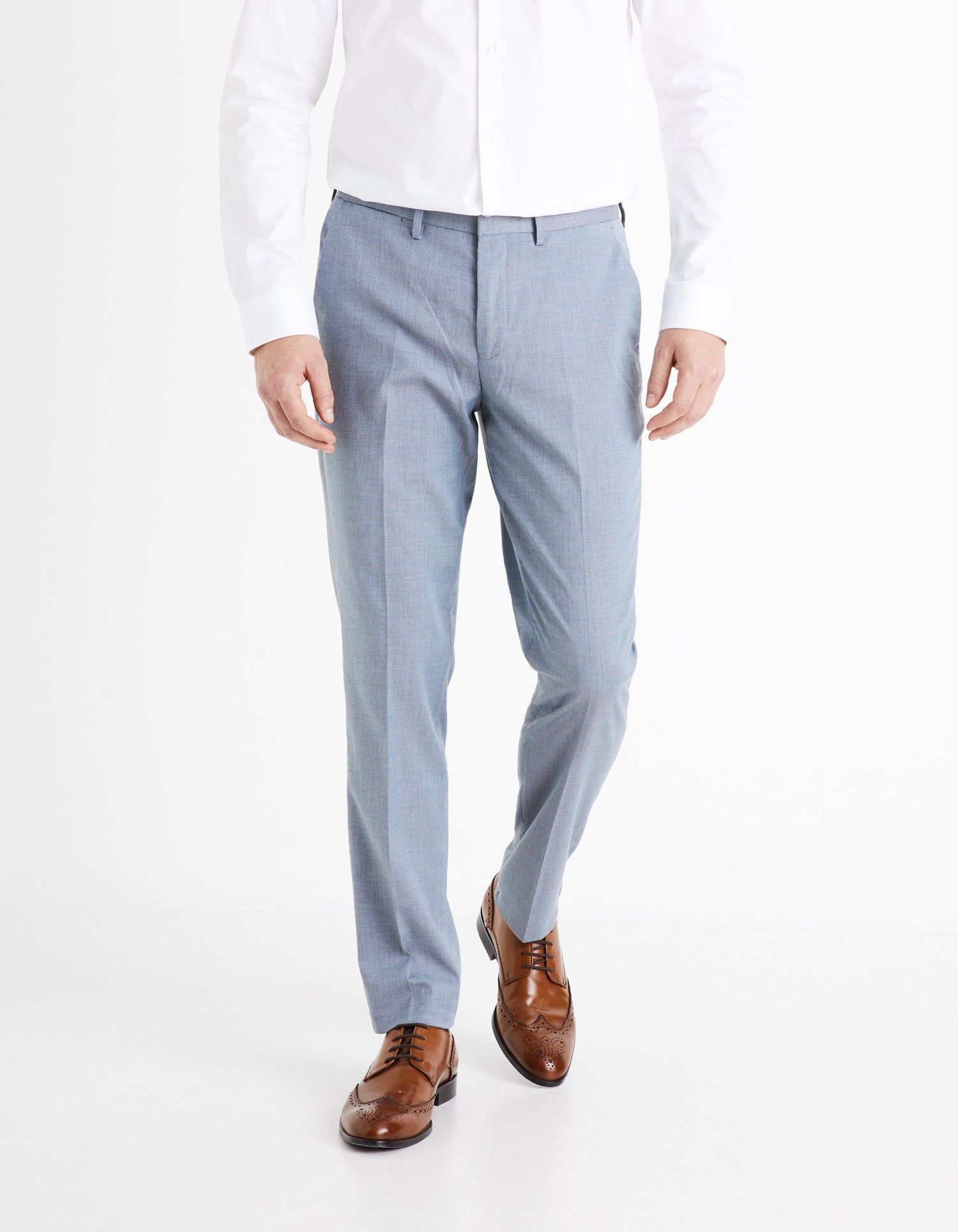 Mikro Slim Suit Trousers - Sky Blue_DOMIKRO_BLEU CIEL_02