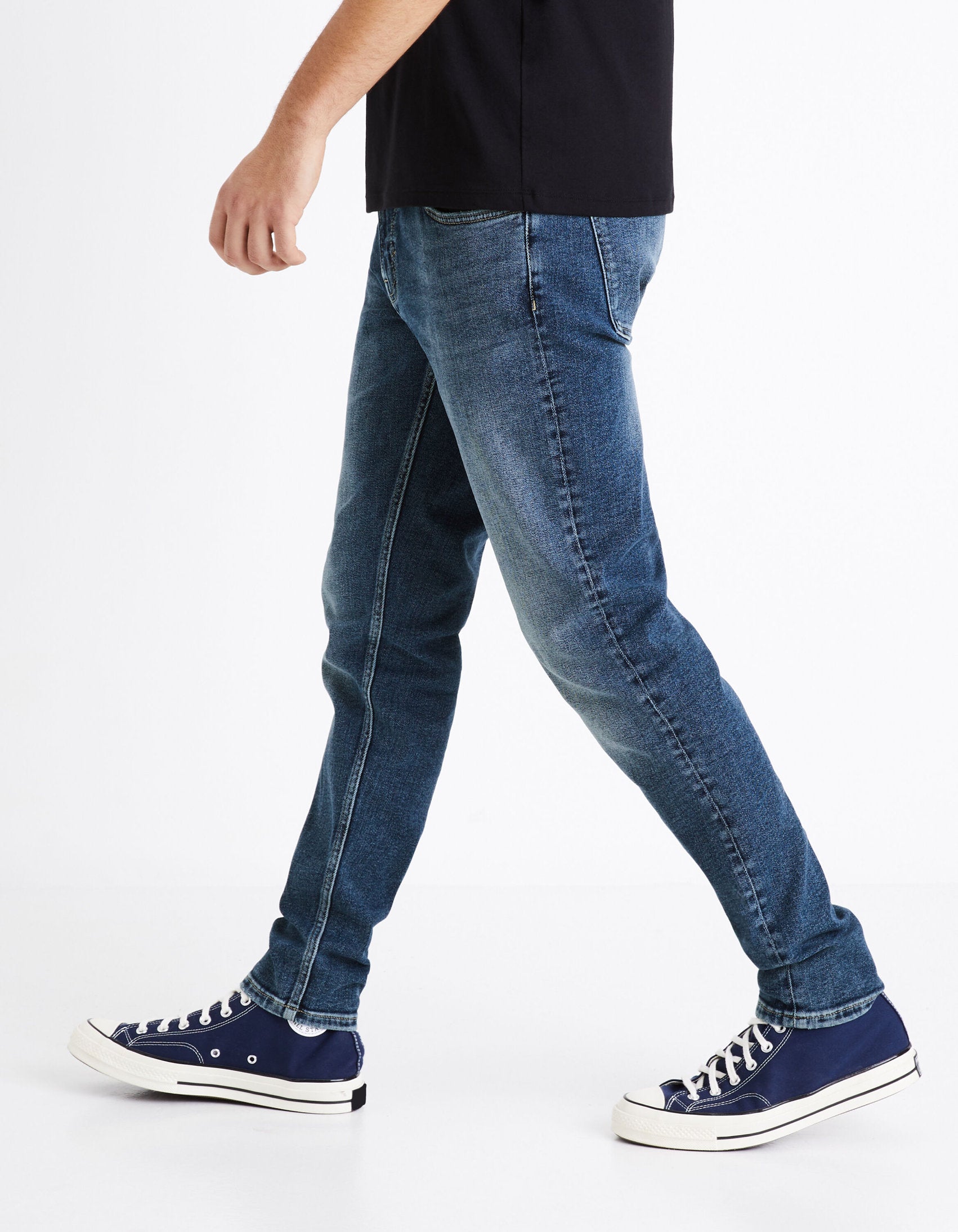 C25 3-Length Slim Jeans - Double Stone_DOSLIM25_DOUBLE STONE_05