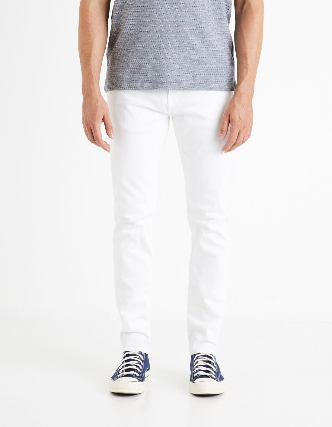 C25 Powerflex Slim Fit Jeans - White_DOW_BLANC_01