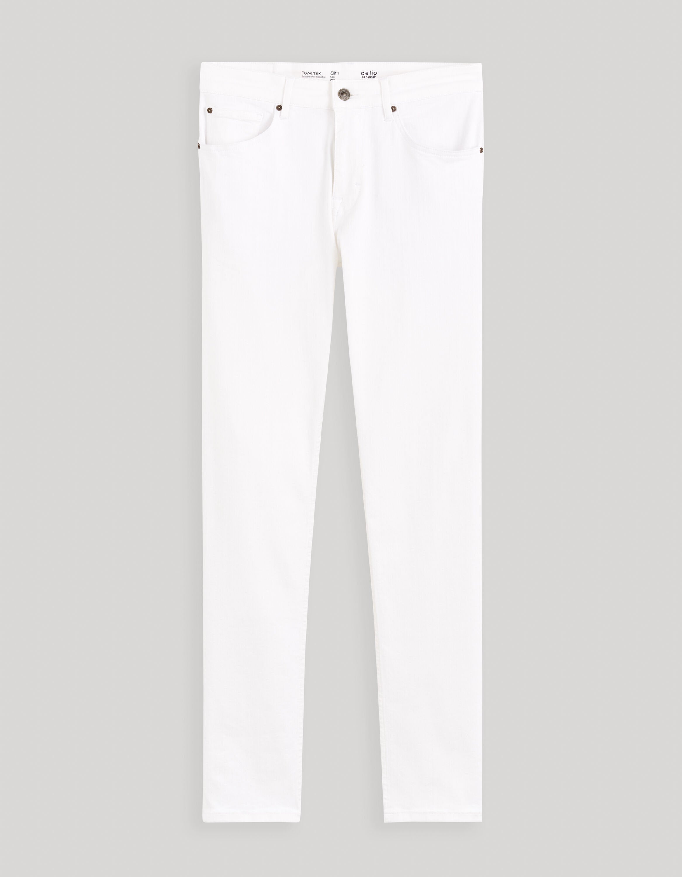 C25 Powerflex Slim Fit Jeans - White_DOW_BLANC_02