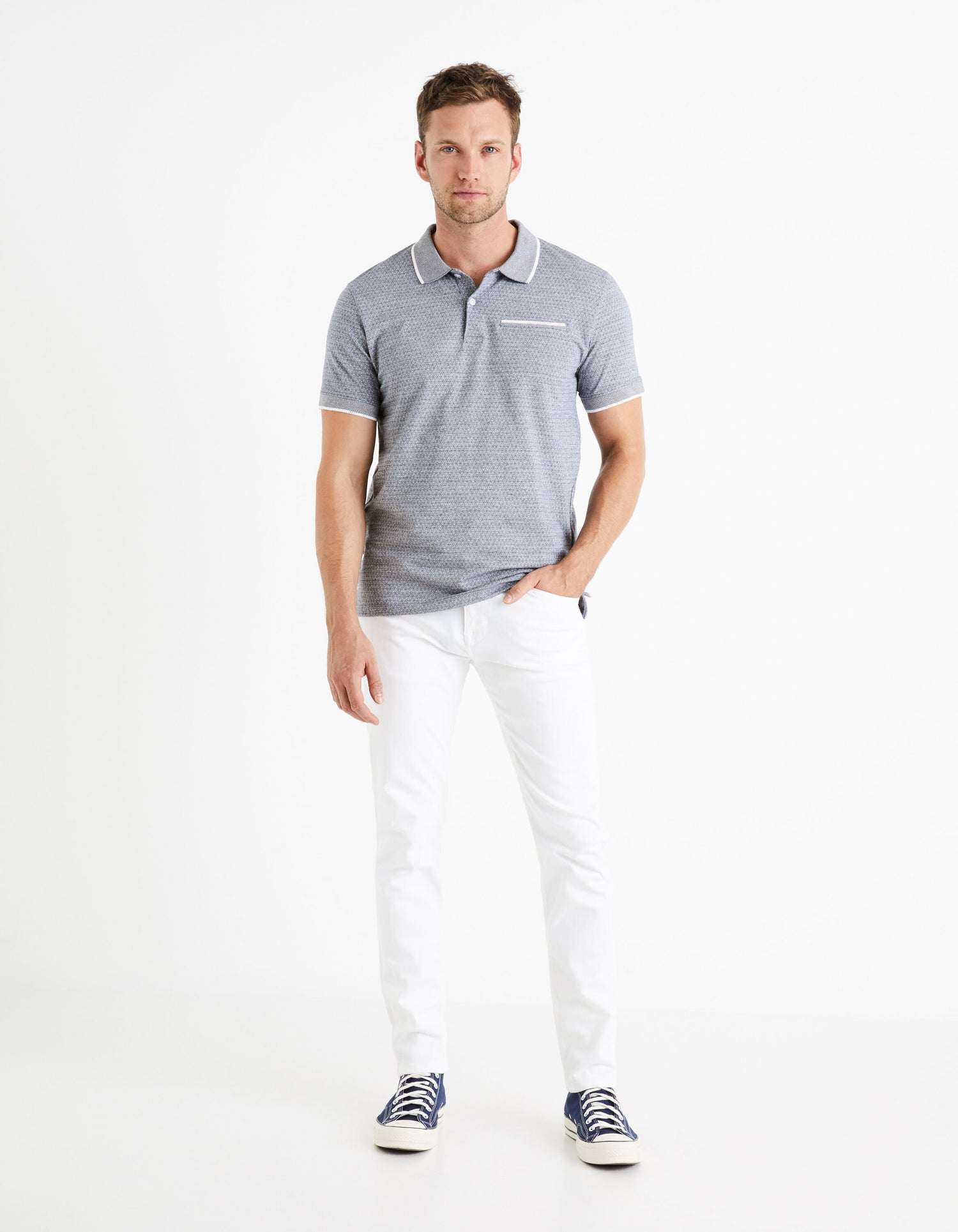 C25 Powerflex Slim Fit Jeans - White_DOW_BLANC_03