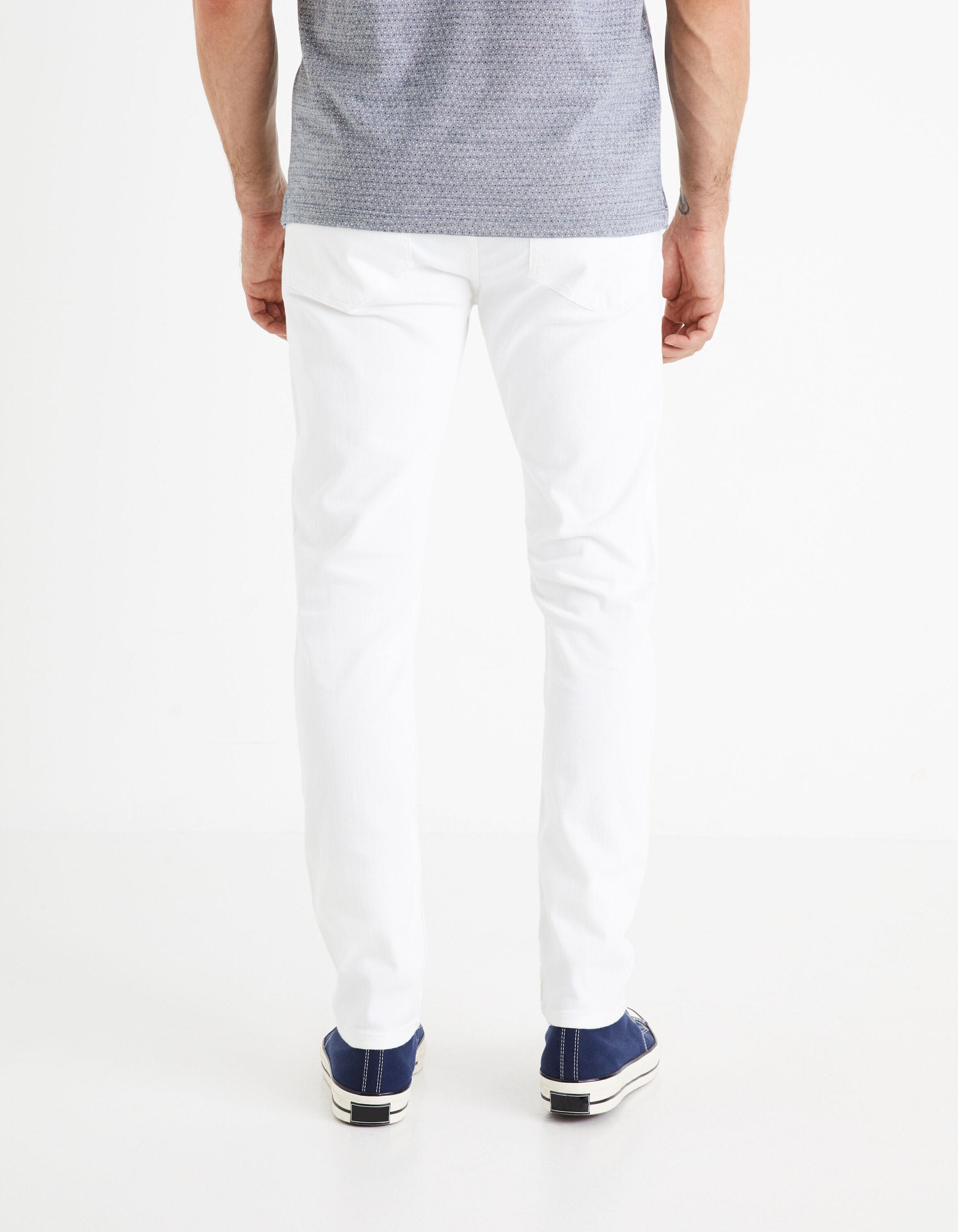 C25 Powerflex Slim Fit Jeans - White_DOW_BLANC_04