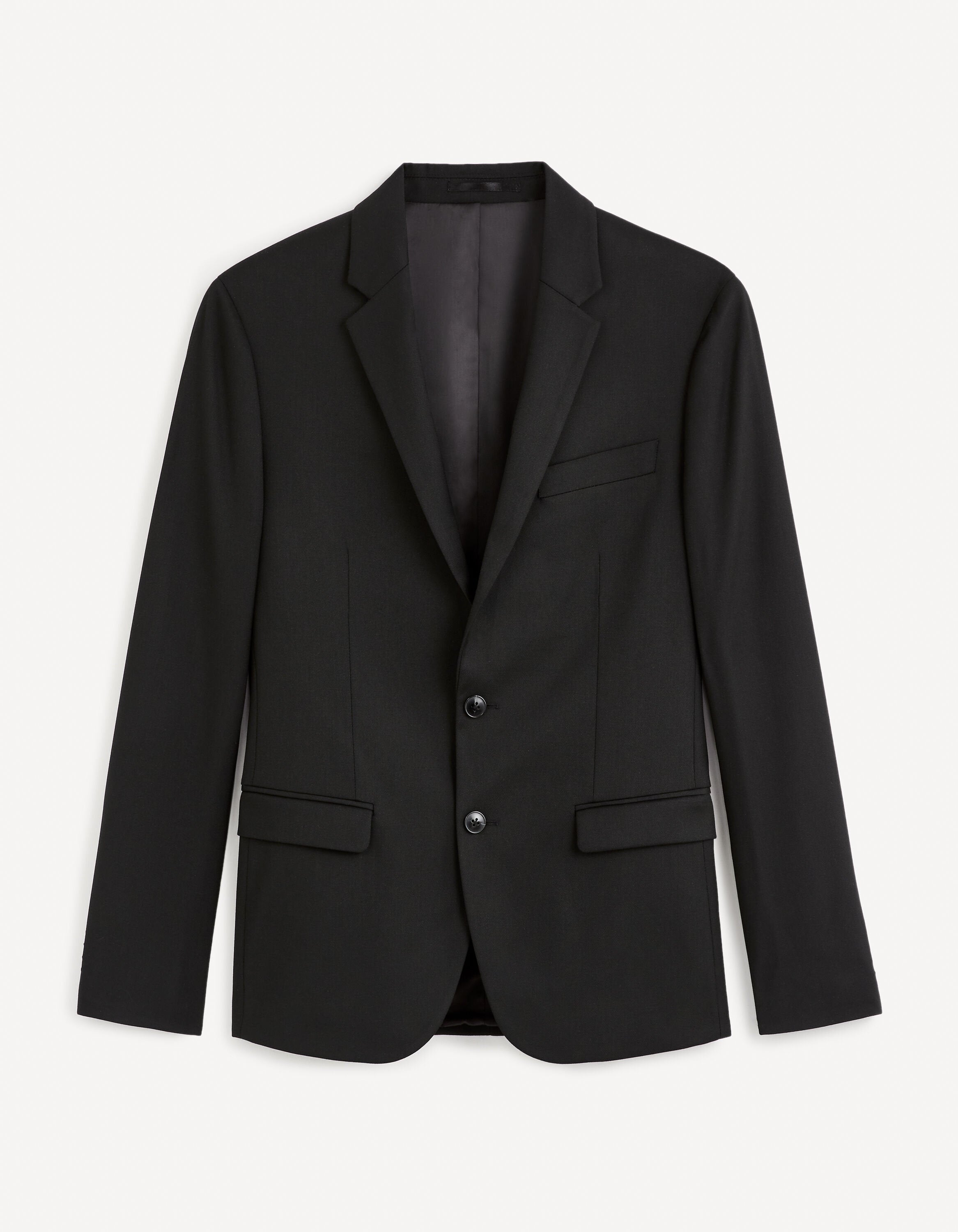 Slim Armor Suit Jacket - Black_DUARMURE_BLACK_01