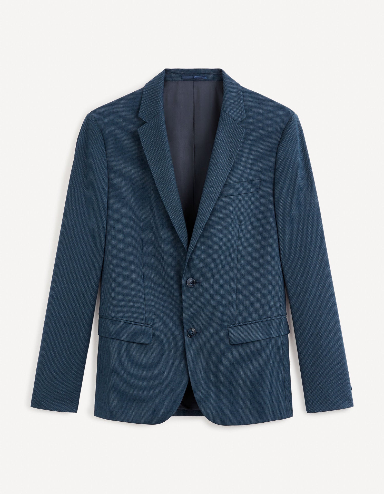 Slim Armor Suit Jacket - Navy_DUARMURE_NAVY_04