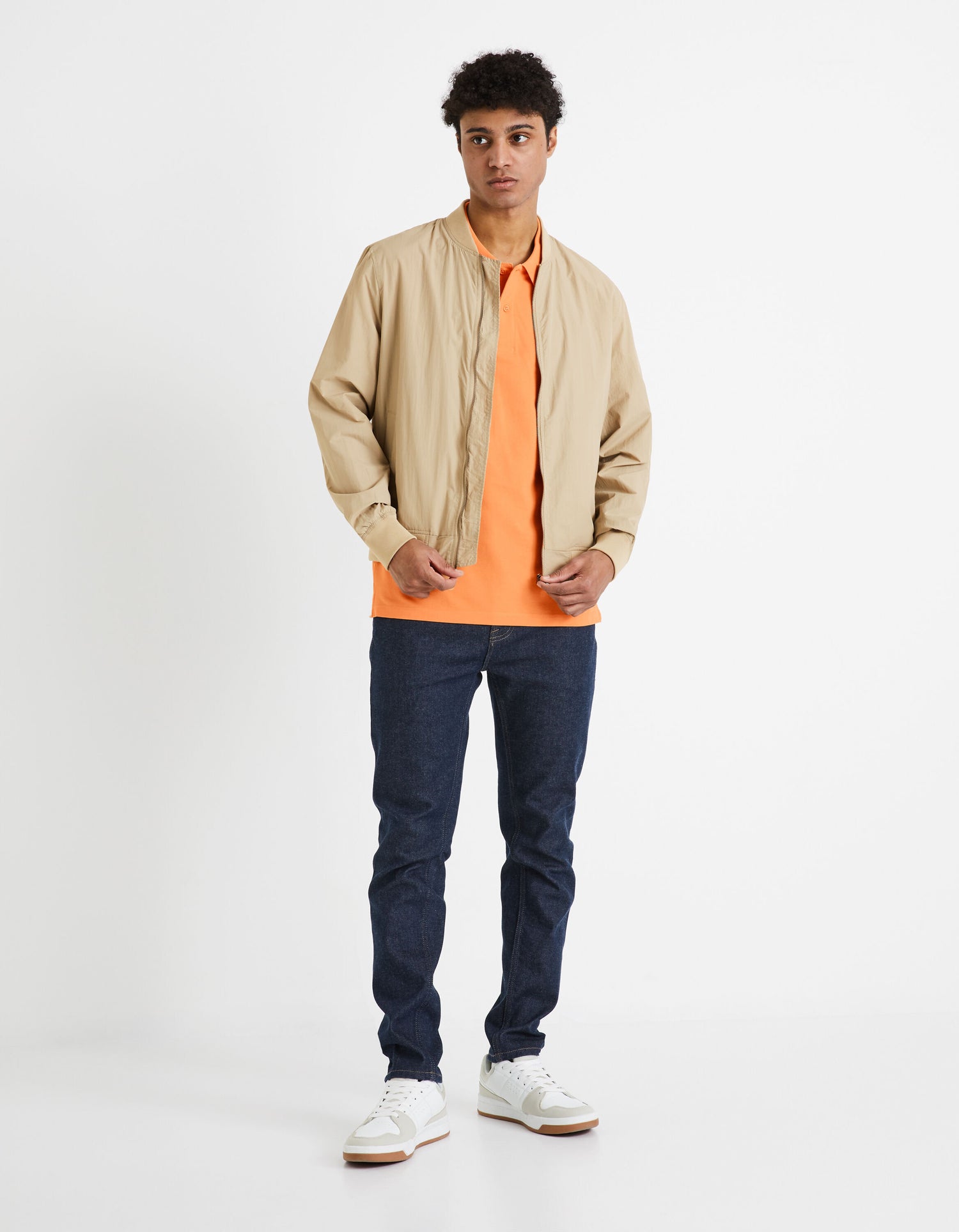 Water-Repellent Jacket - Ecru_DUBLUZ_ECRU_03