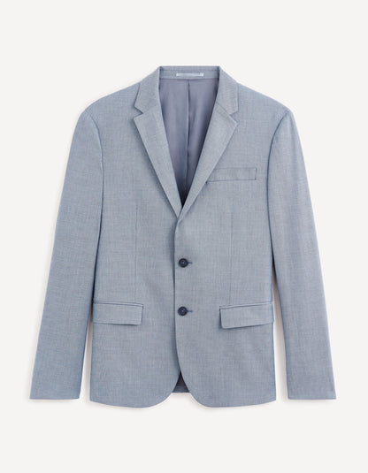 Mikro Slim Fit Jacket - Sky Blue_DUMIKRO_BLEU CIEL_02