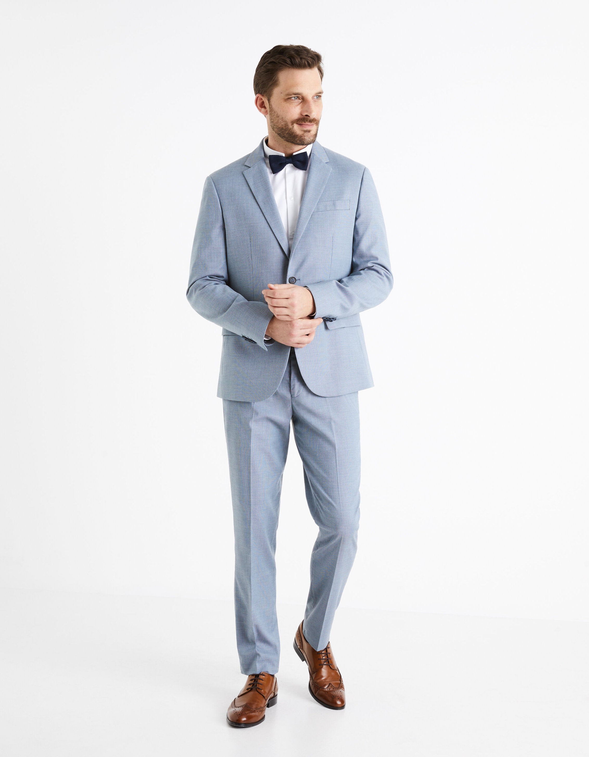 Mikro Slim Fit Jacket - Sky Blue_DUMIKRO_BLEU CIEL_03