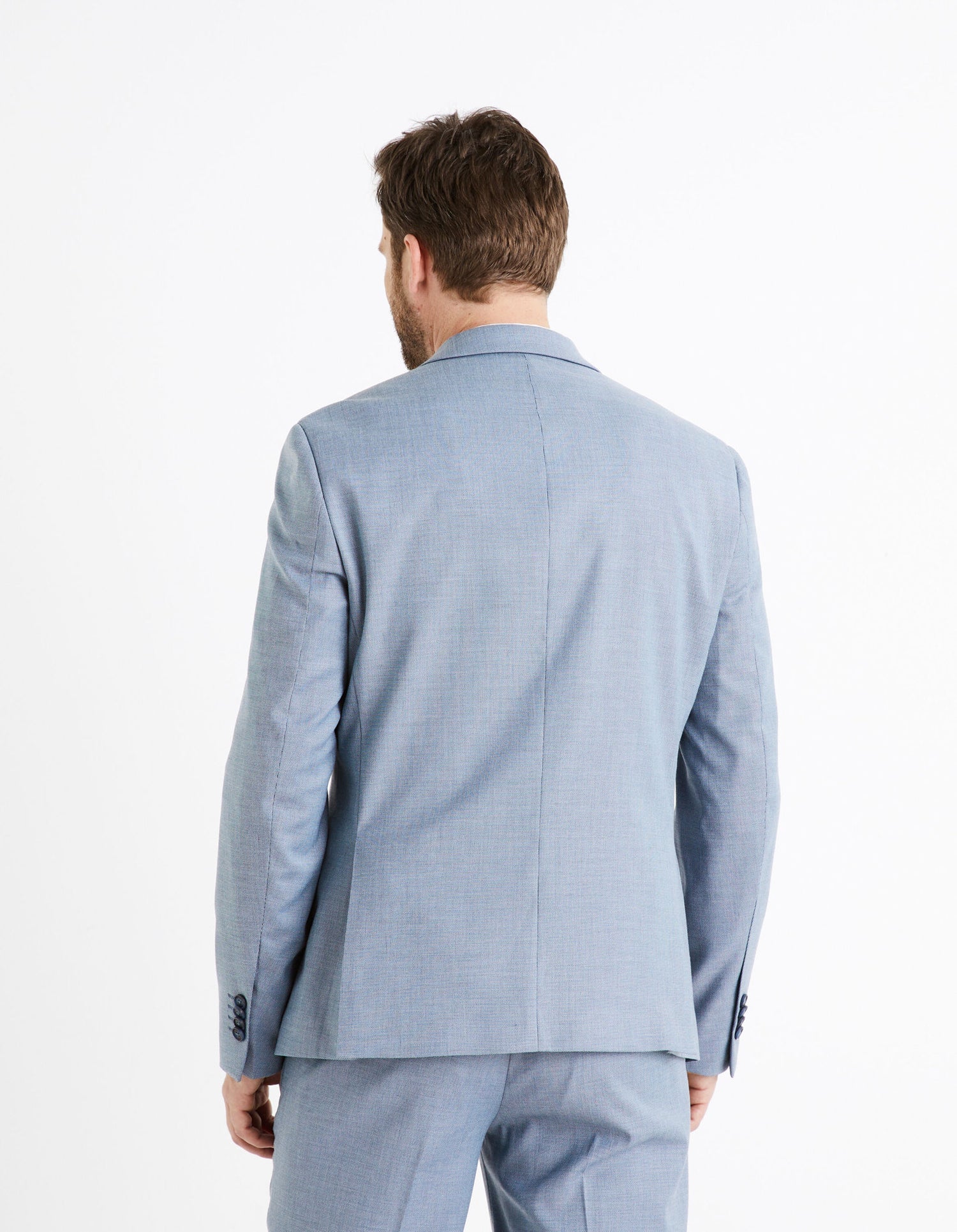 Mikro Slim Fit Jacket - Sky Blue_DUMIKRO_BLEU CIEL_04