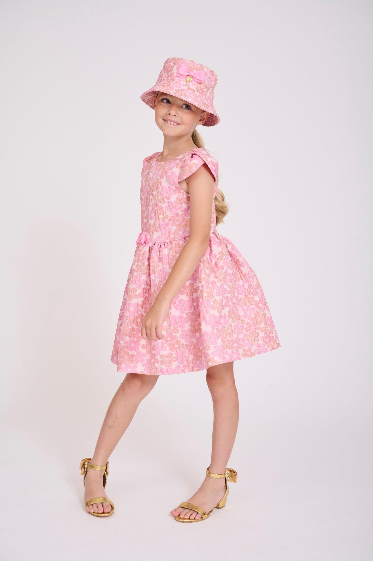 Desiree Flower Dress Pink