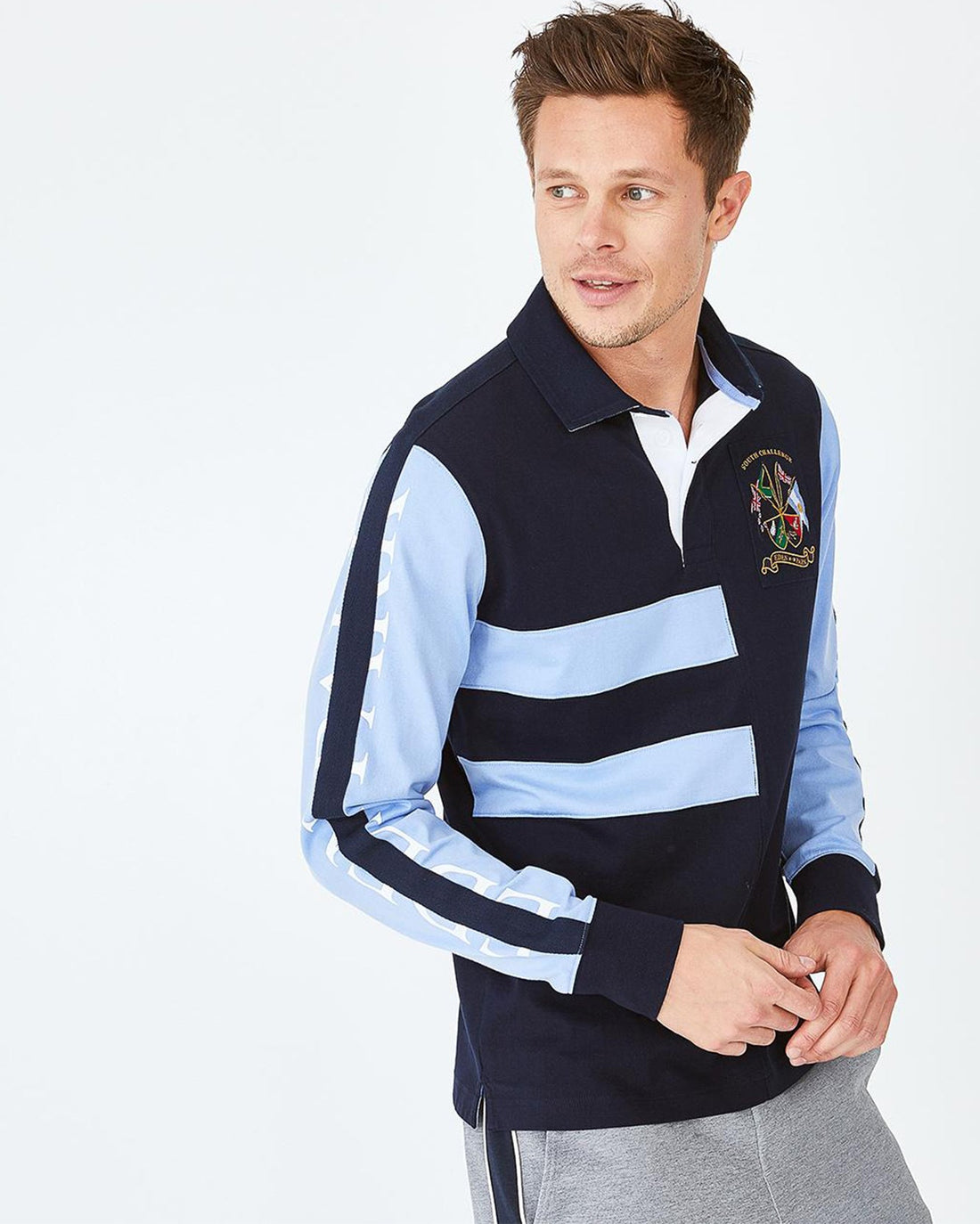 Dark Blue Maillot Manches Longues Eden Park