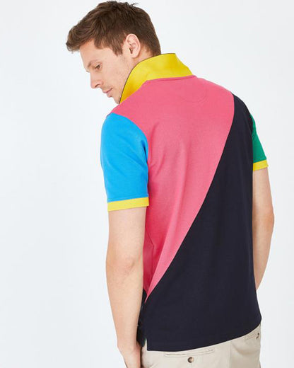 Dark Blue Polo Manches Courtes Eden Park