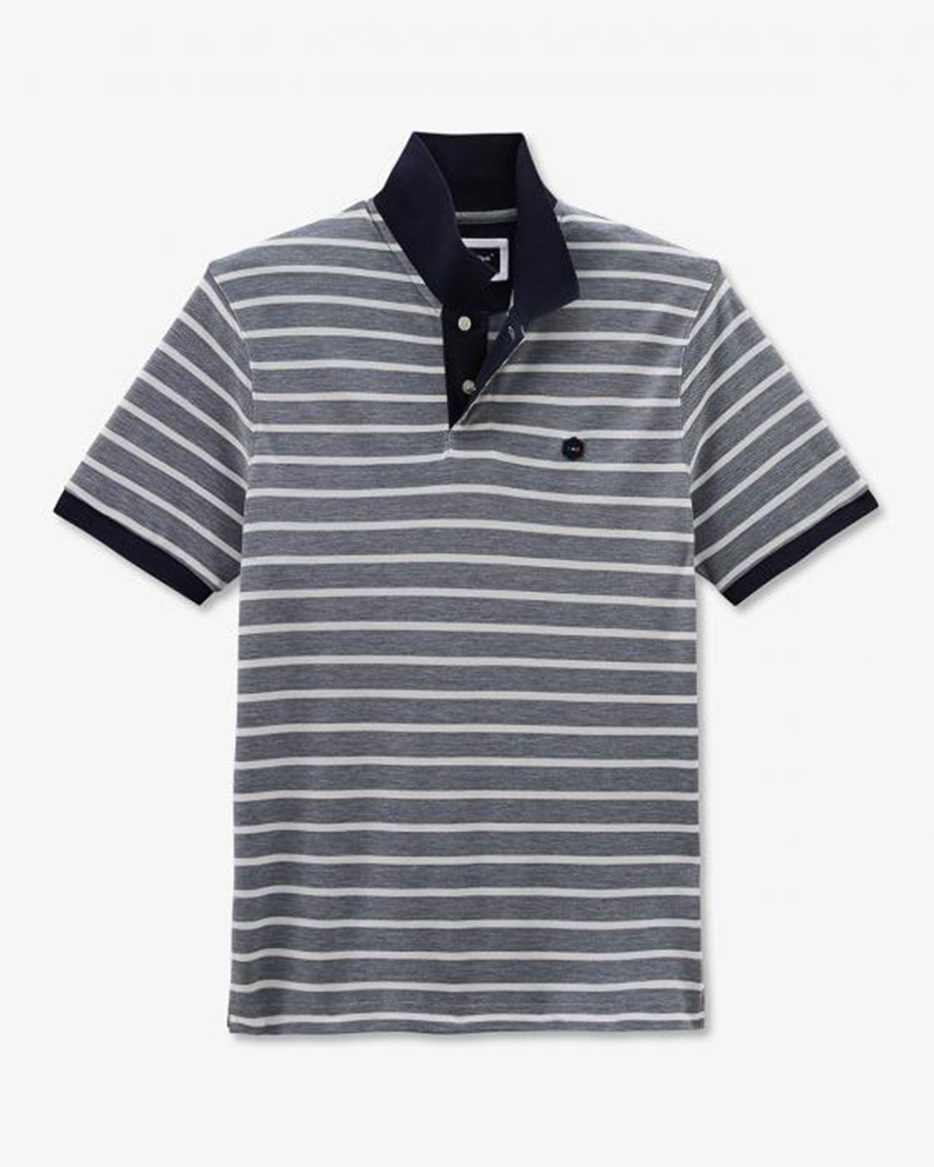 Middle Grey Polo Manches Courtes Eden Park