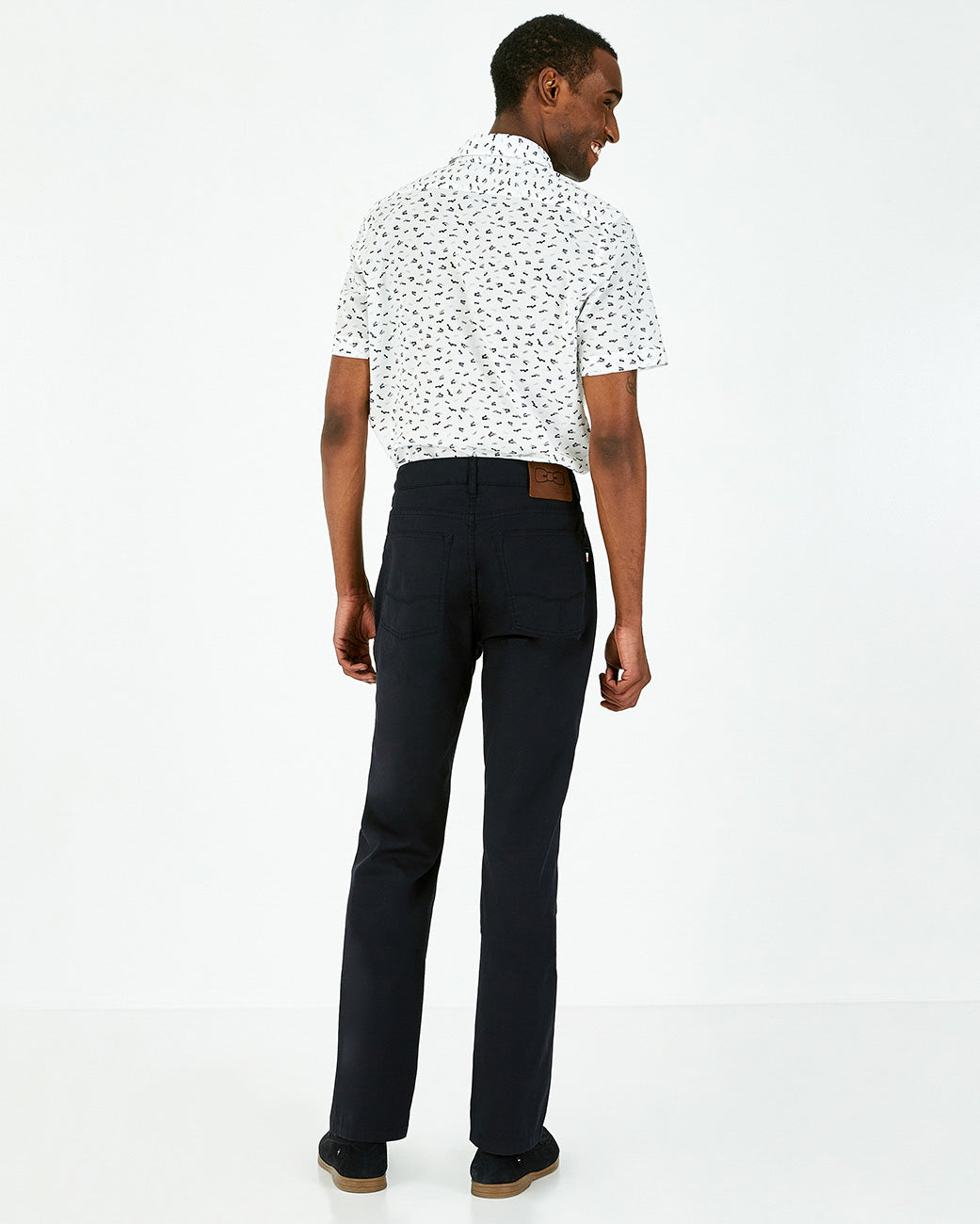 Dark Blue Pantalon 5 Poches Eden Park