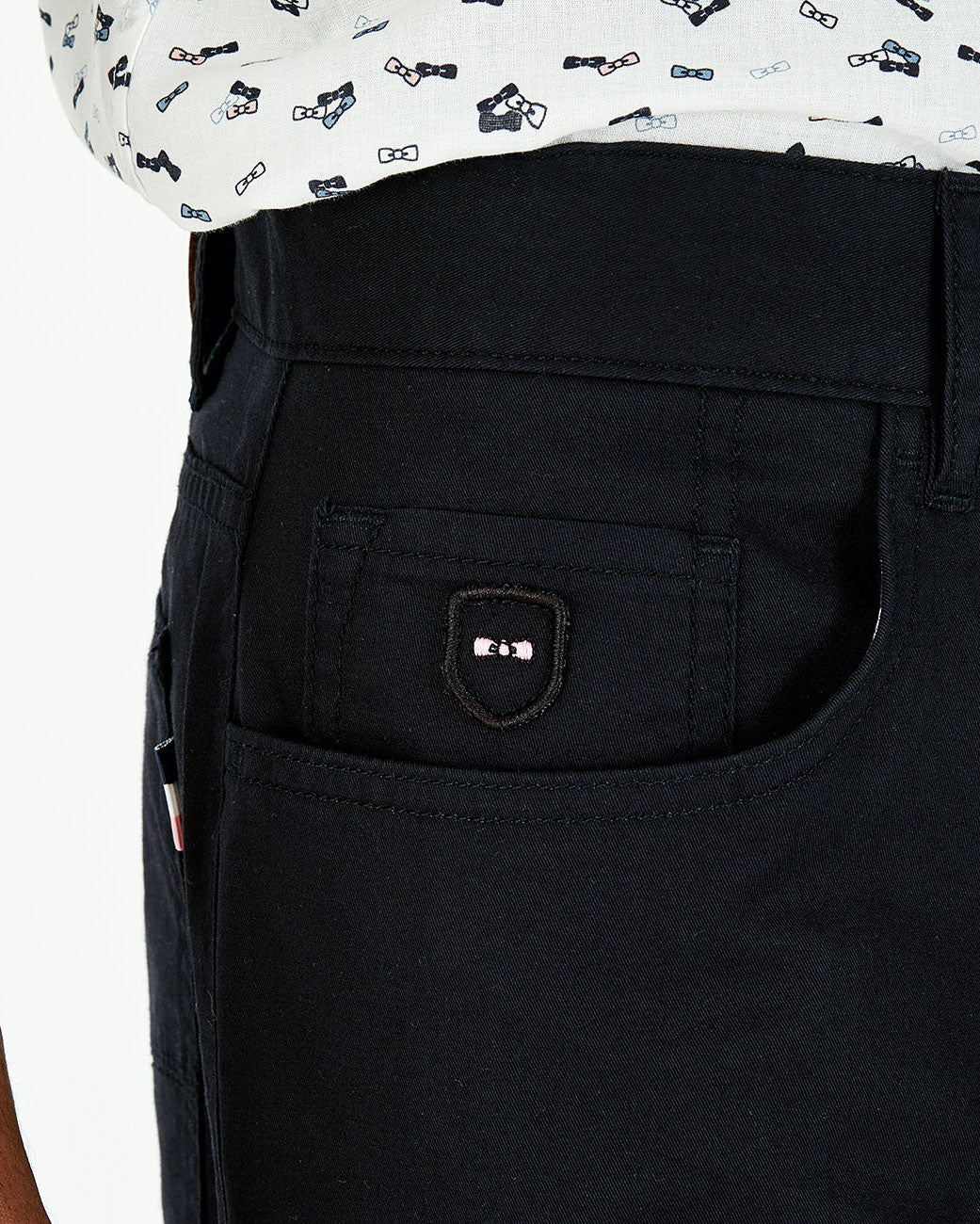 Dark Blue Pantalon 5 Poches Eden Park