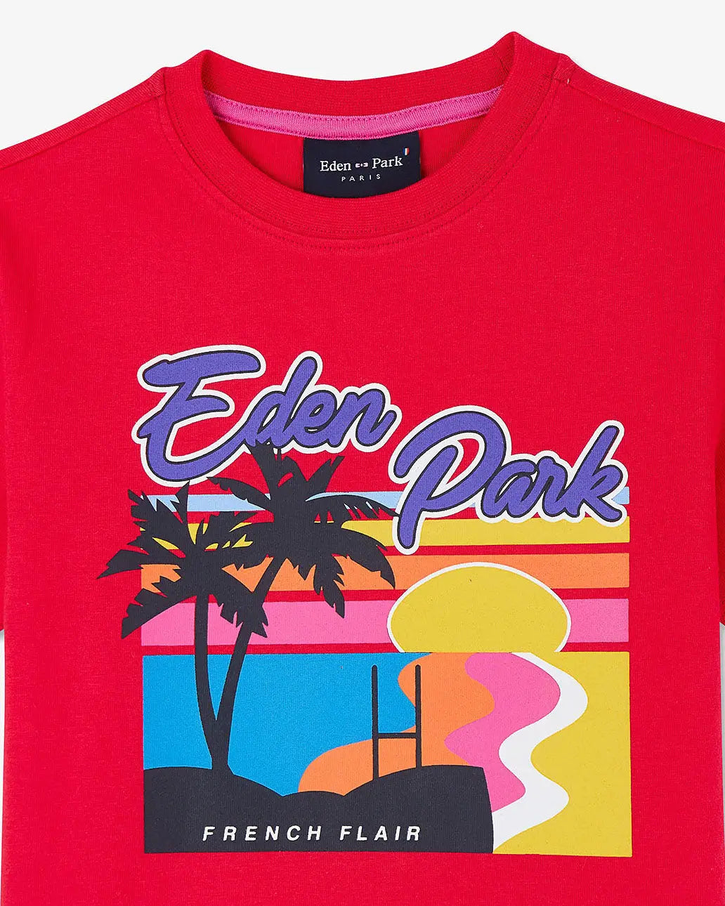 Red T-Shirt Manches Courtes - BEVAVA