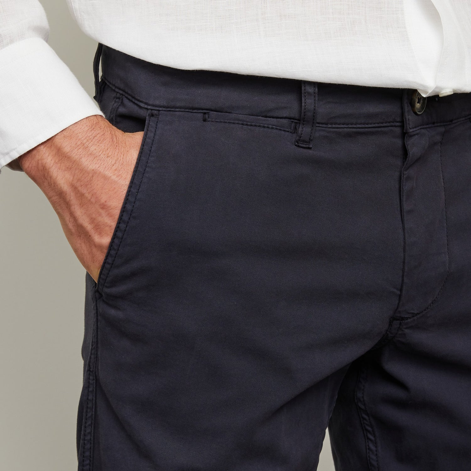 Navy Blue Chinos