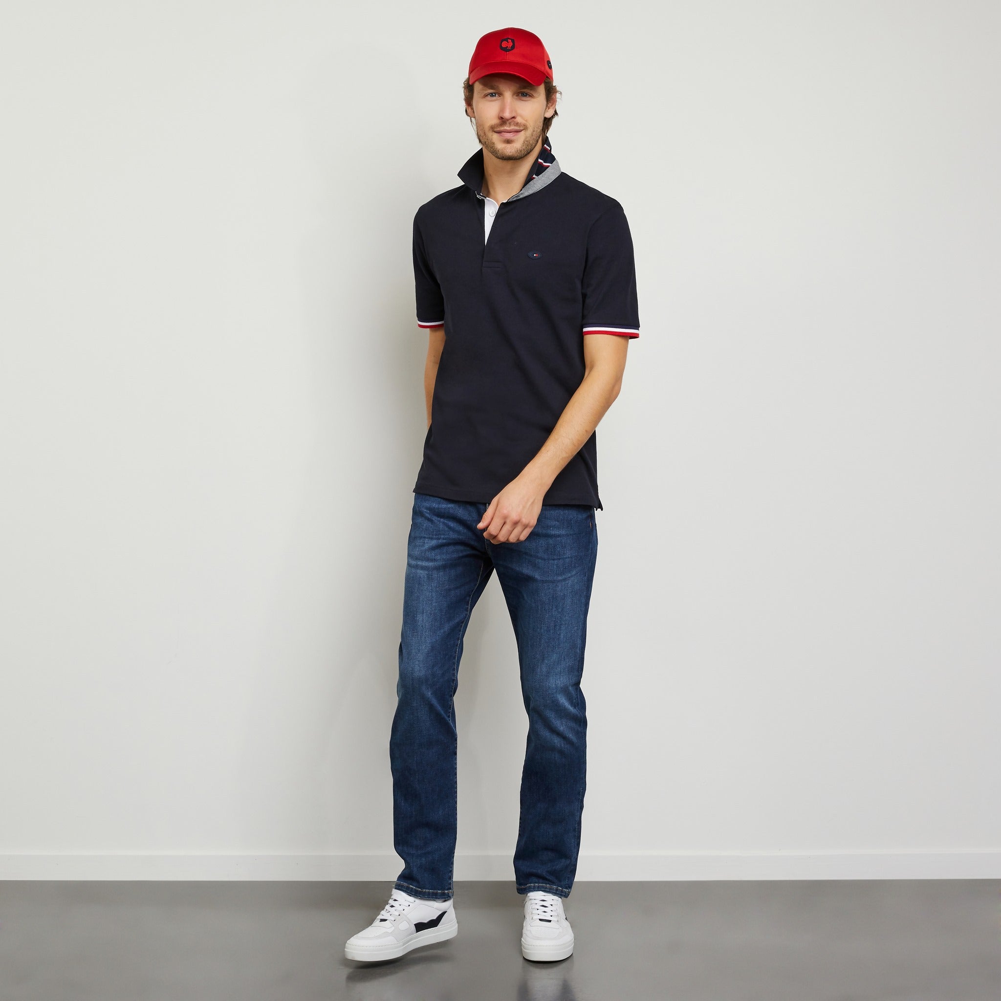 Slim-Fit Dark Blue Jeans Eden Park