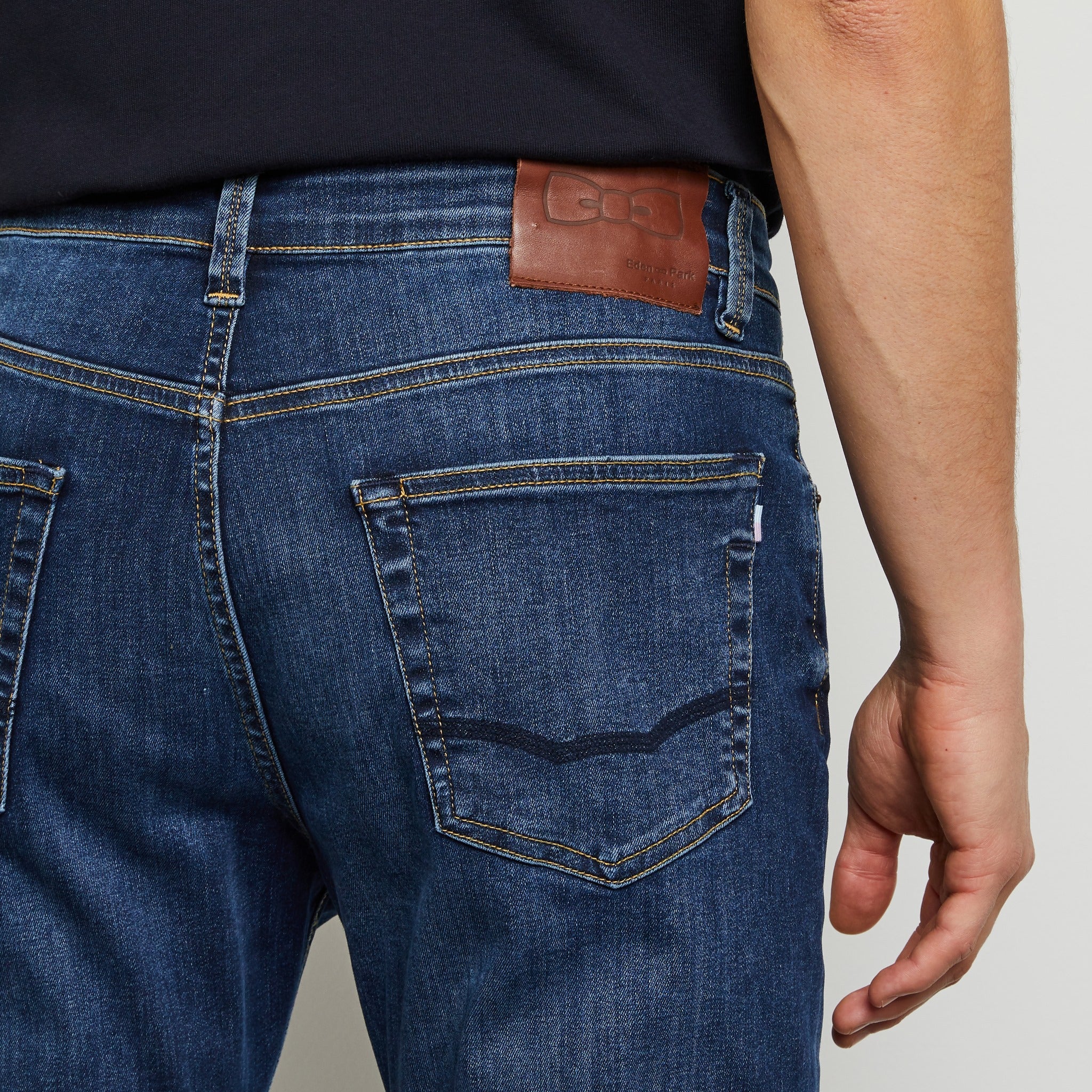 Slim-Fit Dark Blue Jeans Eden Park