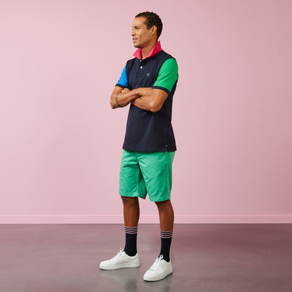 Multicolour Colour-Block Polo