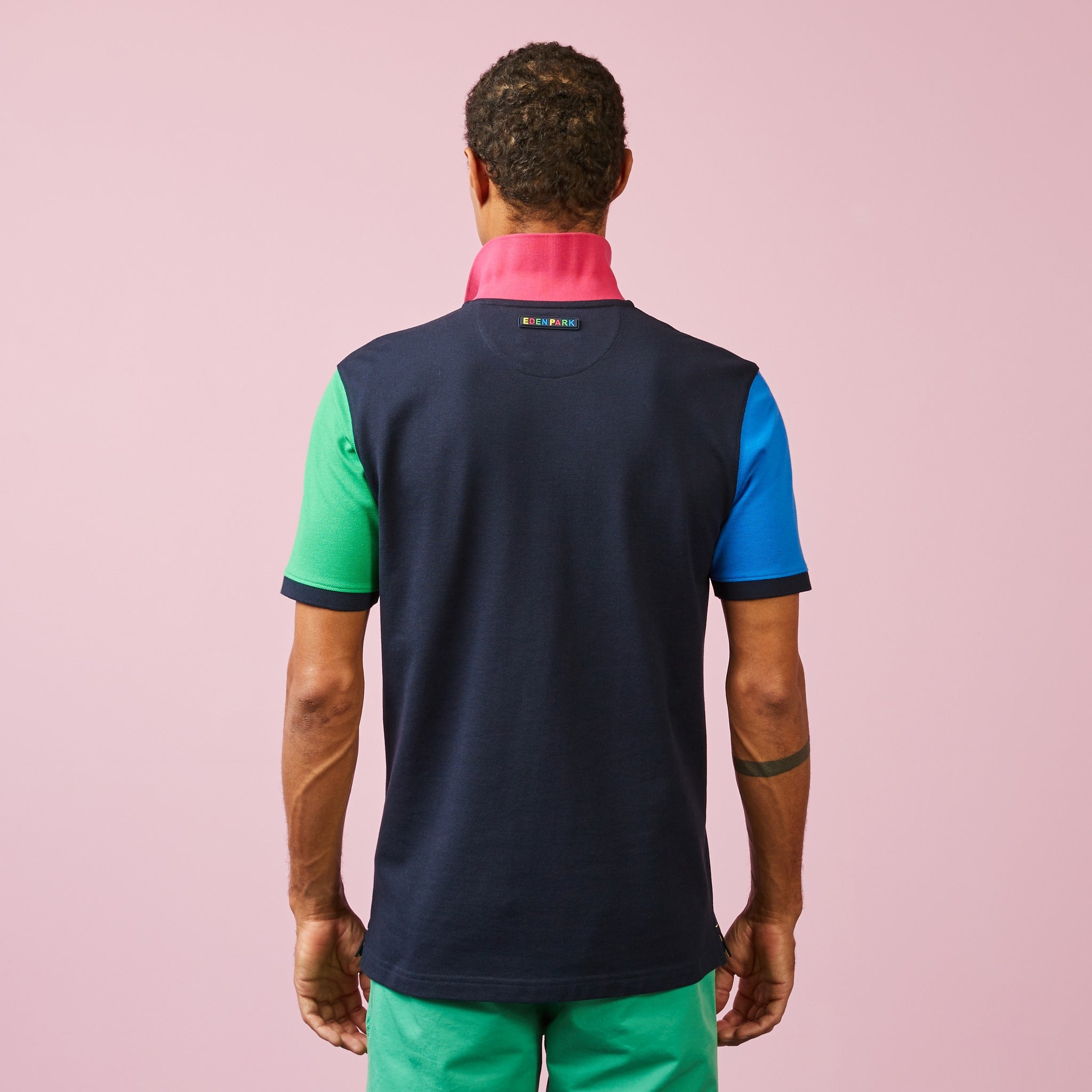 Multicolour Colour-Block Polo