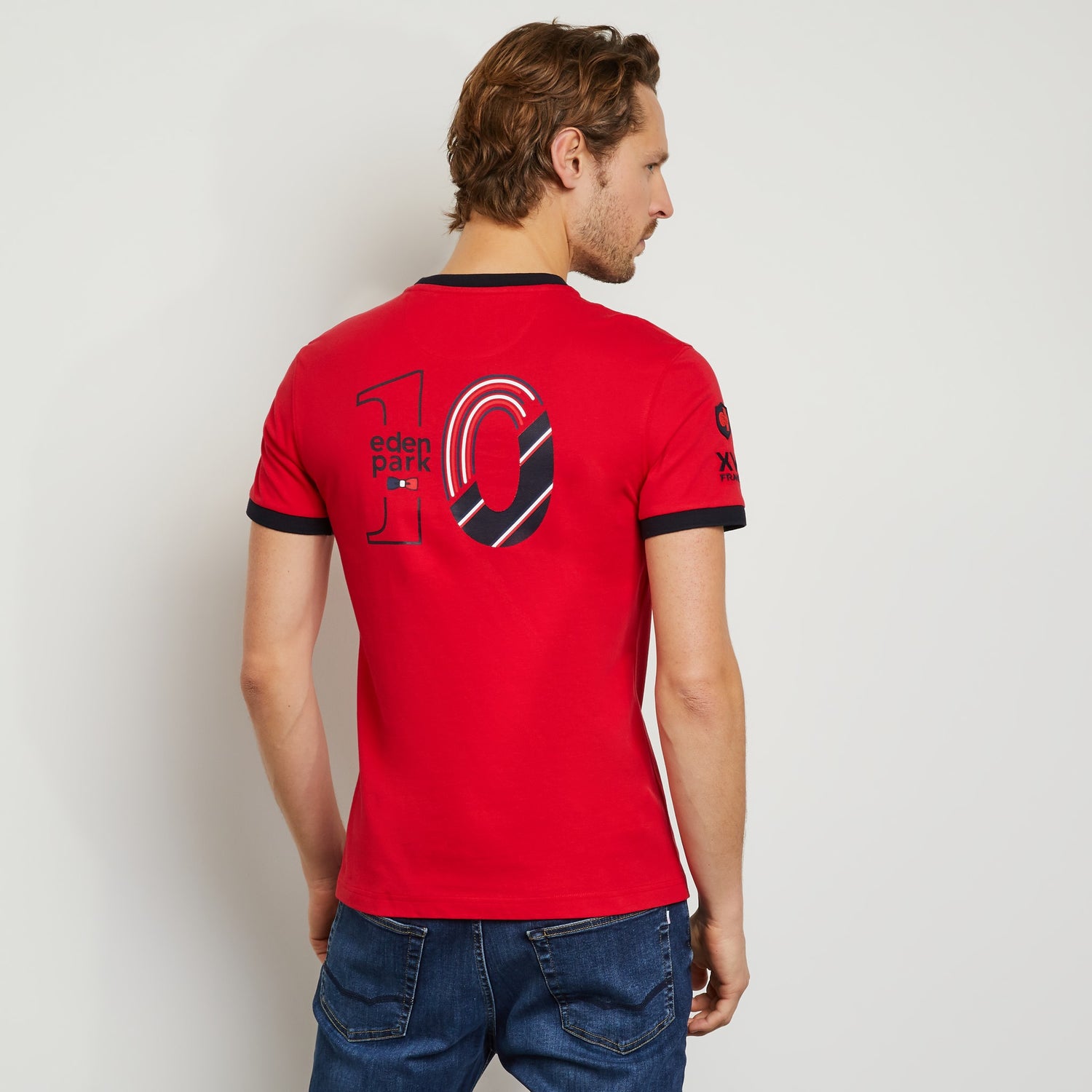 T-Shirt With No.10 Logo