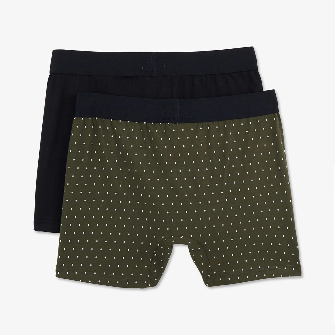 Plain And Polka Dots Pack Of 2 Boxers