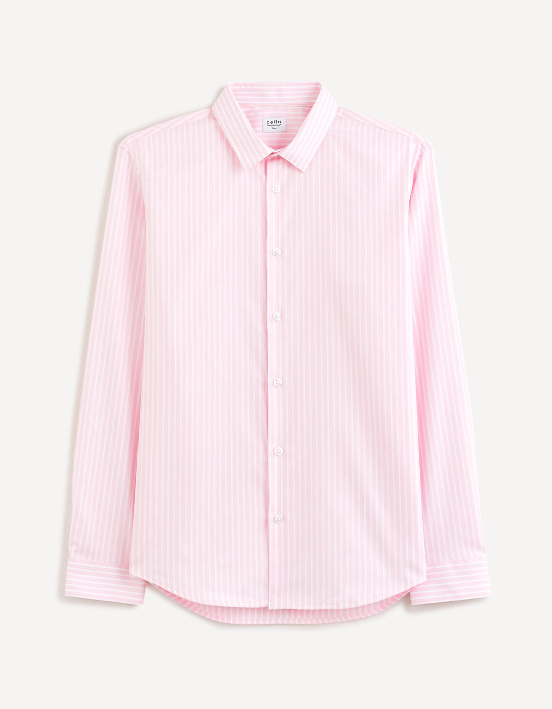 Slim Shirt 100% Cotton - Light Pink_FASANURE_LIGHT PINK_02