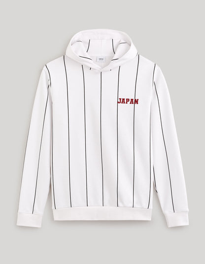 Cotton Blend Hoodie - White_FEBASEJAP_OPTICAL WHITE_01