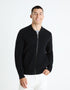 100% Cotton Teddy Jacket - Black_FEBOMB_BLACK_01