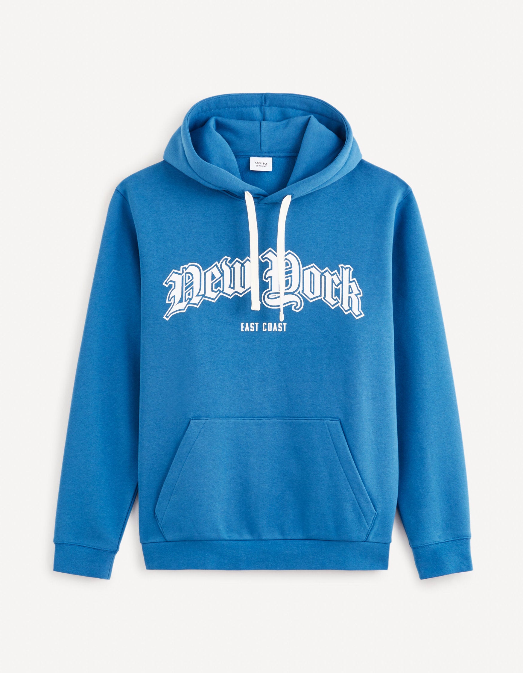 Cotton-Blend Hoodie - Blue_FECAGO_BLUE_01