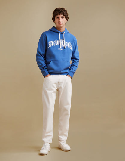 Cotton-Blend Hoodie - Blue_FECAGO_BLUE_02