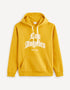 Cotton-Blend Hoodie - Yellow_FECAGO_YELLOW GOLDEN_01