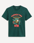 100% Cotton Round Neck T-Shirt - Dark Green_FEFROG_DARK GREEN_01