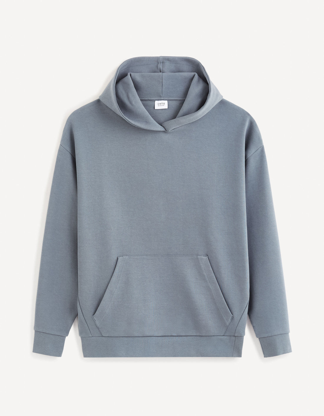 Stretch Cotton Hoodie - Blue_FEHARD_GREY BLUE_01