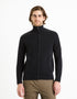 100% Cotton Zipped Cardigan - Black_FELMAN_BLACK_01