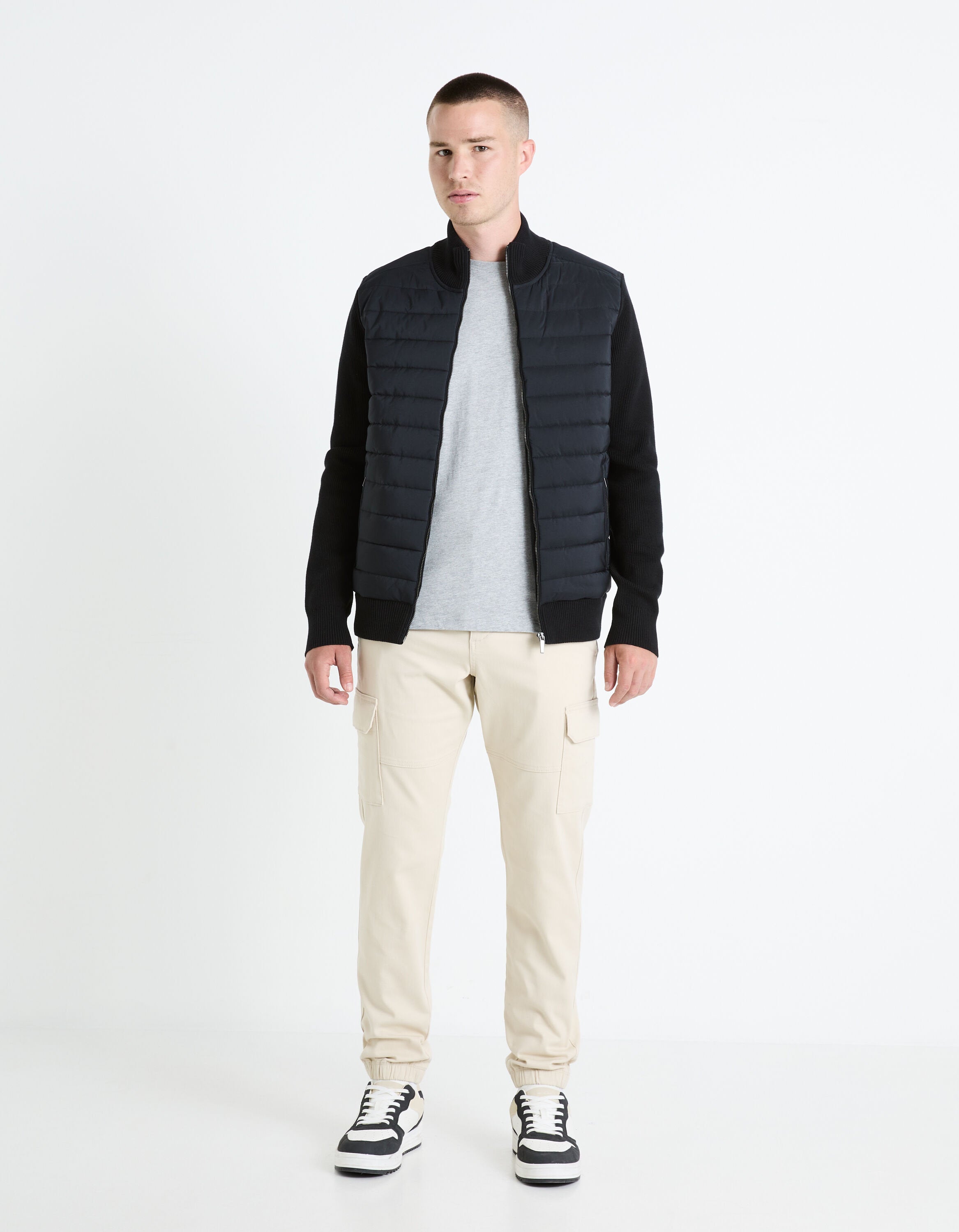 Mixed Cotton Blend Jacket_FERGUS_BLACK_03