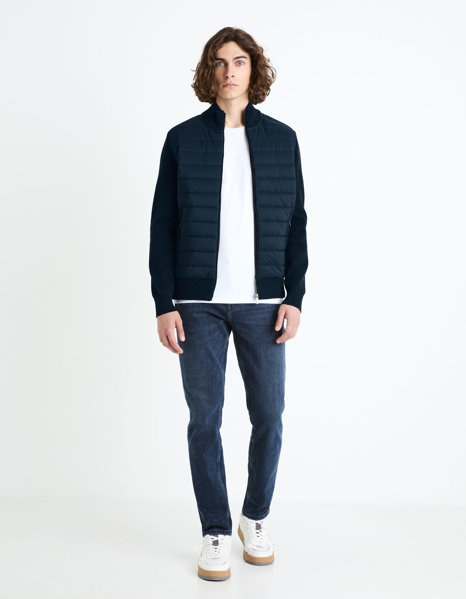 Mixed Cotton Blend Jacket_FERGUS_NAVY_03