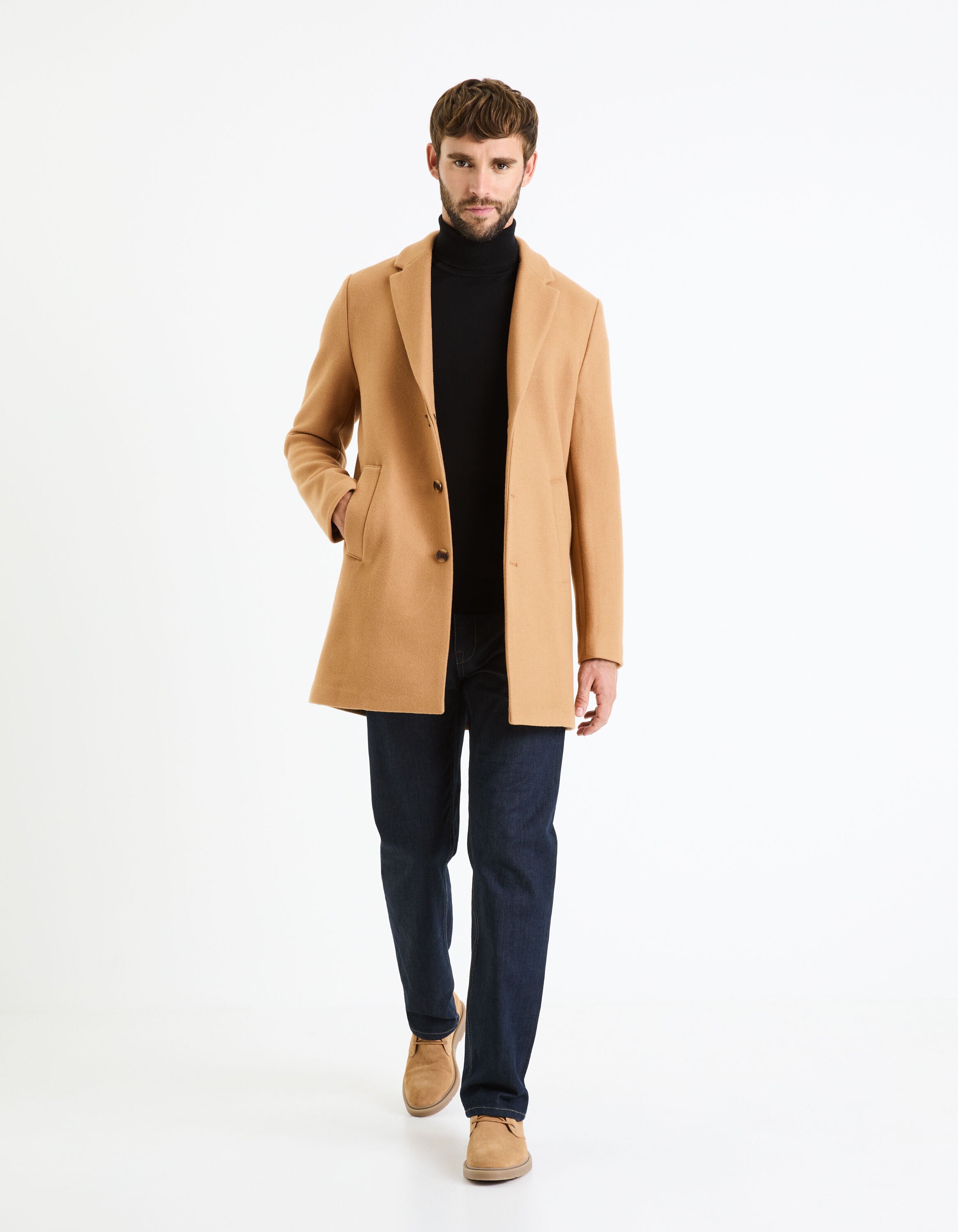 100% Cotton Turtleneck Sweater_FEROLL_NOIR_02