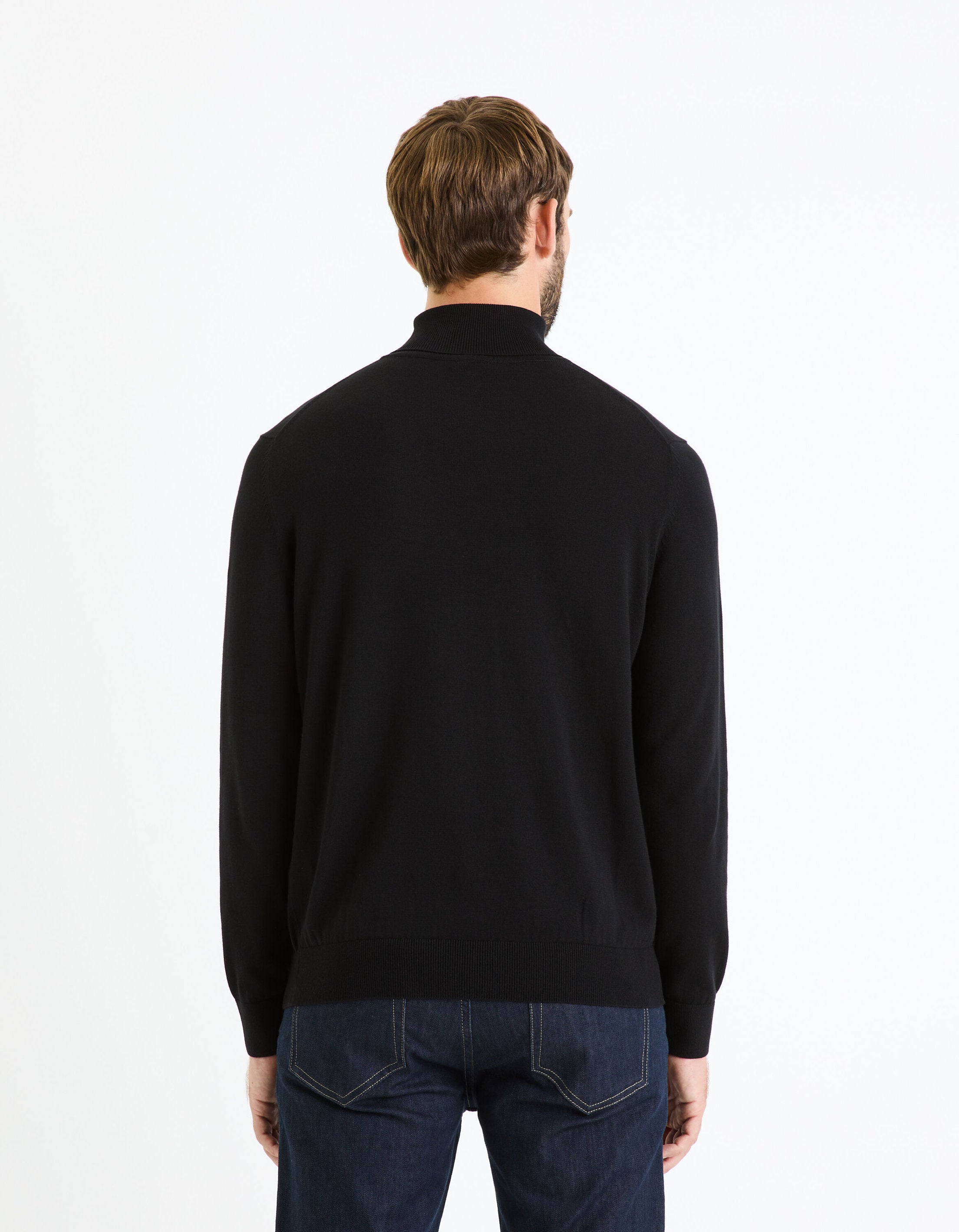 100% Cotton Turtleneck Sweater_FEROLL_NOIR_04