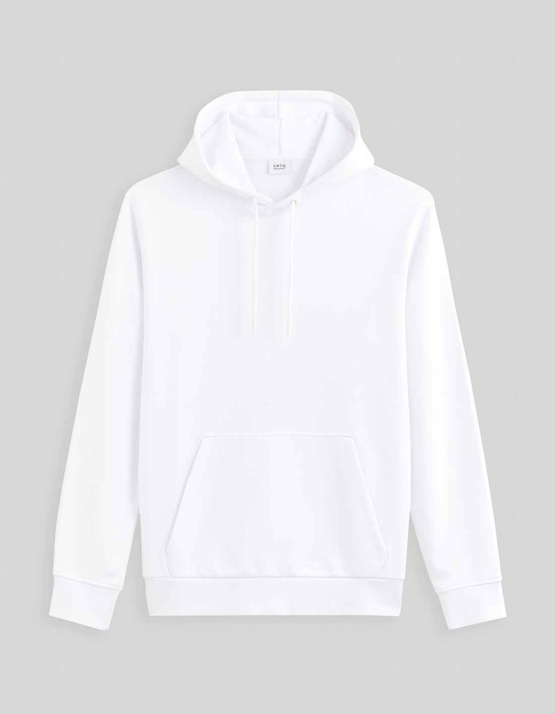 100% Cotton Hoodie_FESIX_OPTICAL WHITE_01