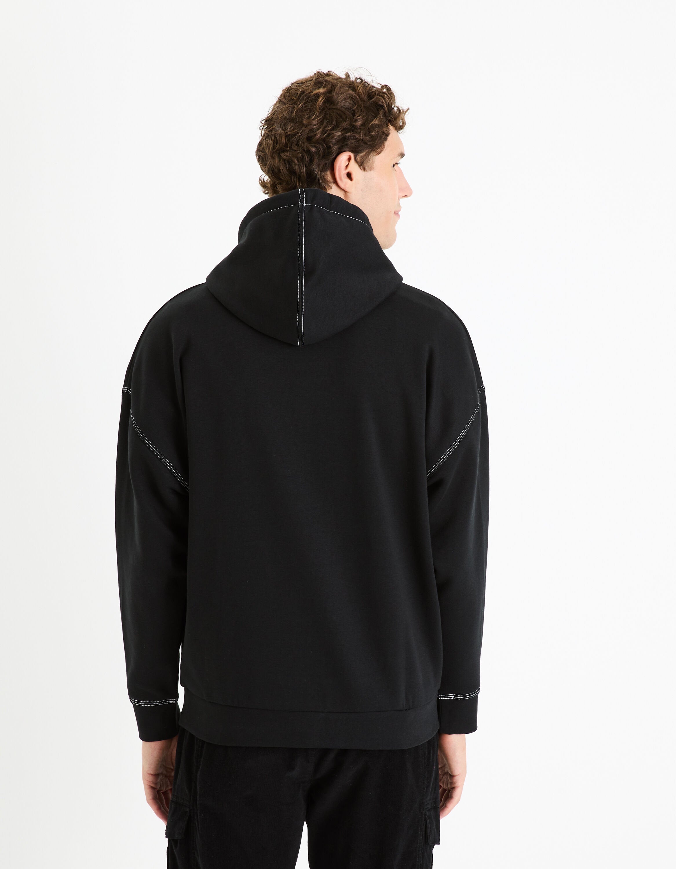 Cotton Blend Hoodie_FESTITCHO_BLACK_04