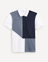 100% Cotton Pique Polo Shirt_FESYMETRI_BLUE GREY_01