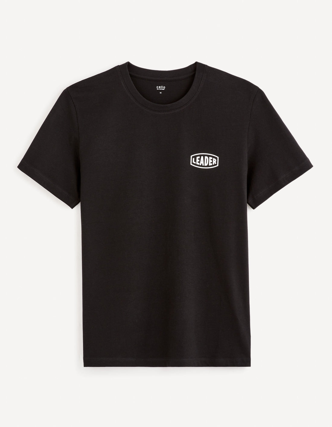 Round Neck T-Shirt 100% Cotton_FETEXTO_BLACK_01