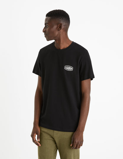 Round Neck T-Shirt 100% Cotton_FETEXTO_BLACK_03