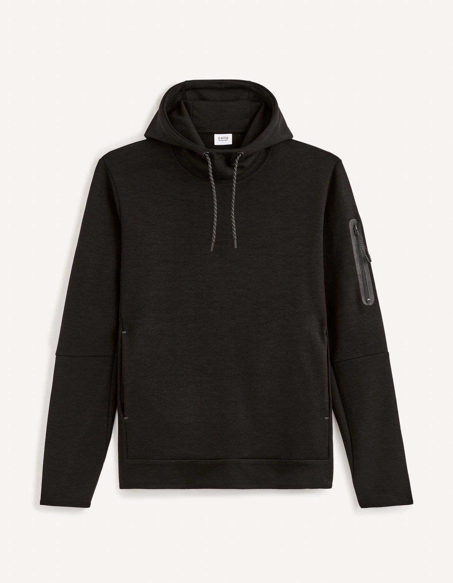 Cotton Blend Hoodie_FEYOKEHOOD_BLACK_01