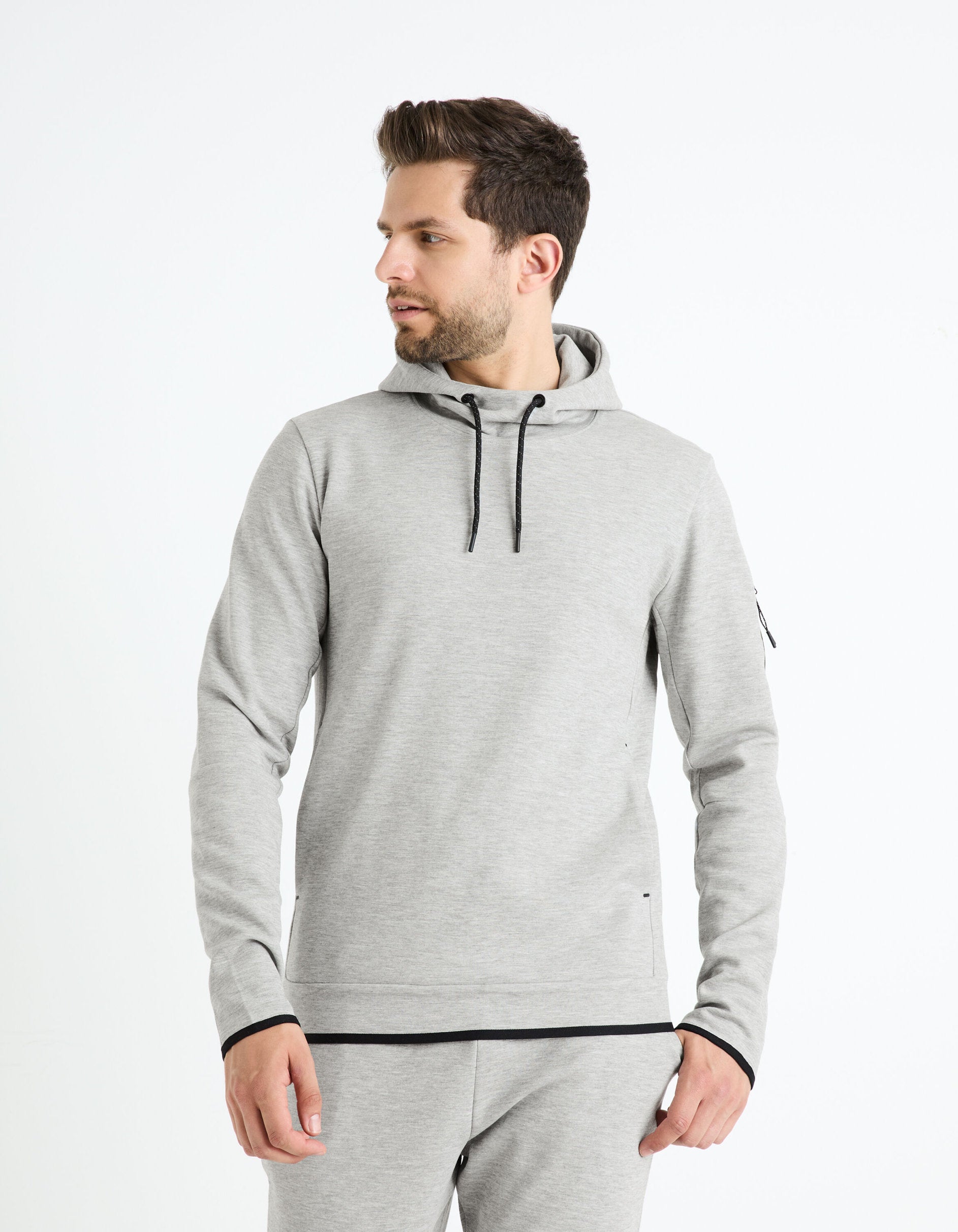 Cotton Blend Hoodie_FEYOKEHOOD_GREY_03