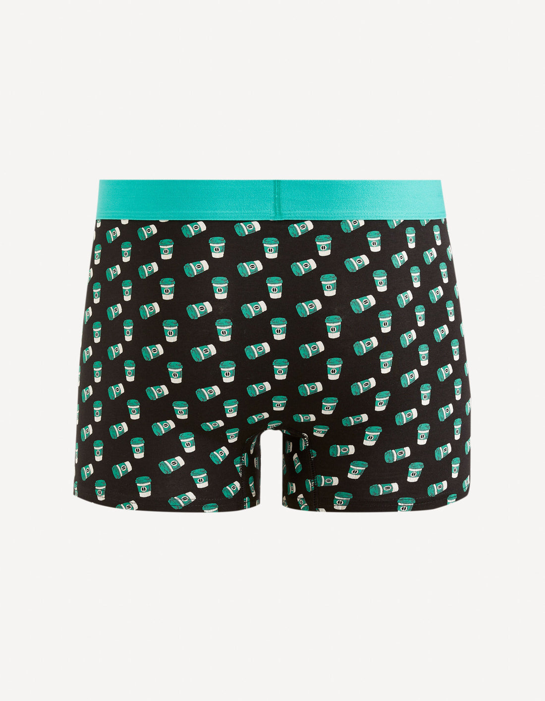 Stretch Cotton Boxer Shorts - Black_FICOFFEE_BLACK_02