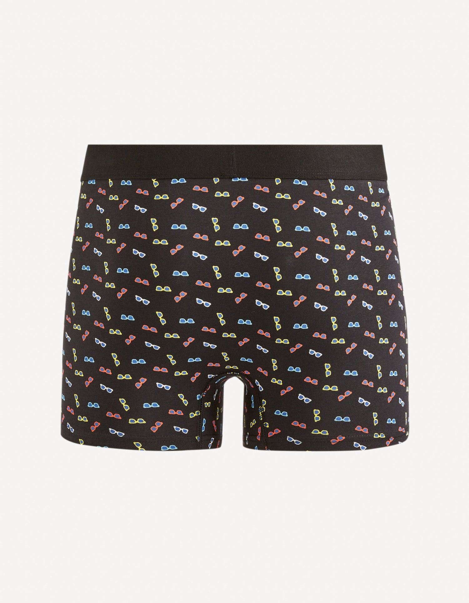 Stretch Cotton Boxer Shorts - Black_FIGLASSES_BLACK_02