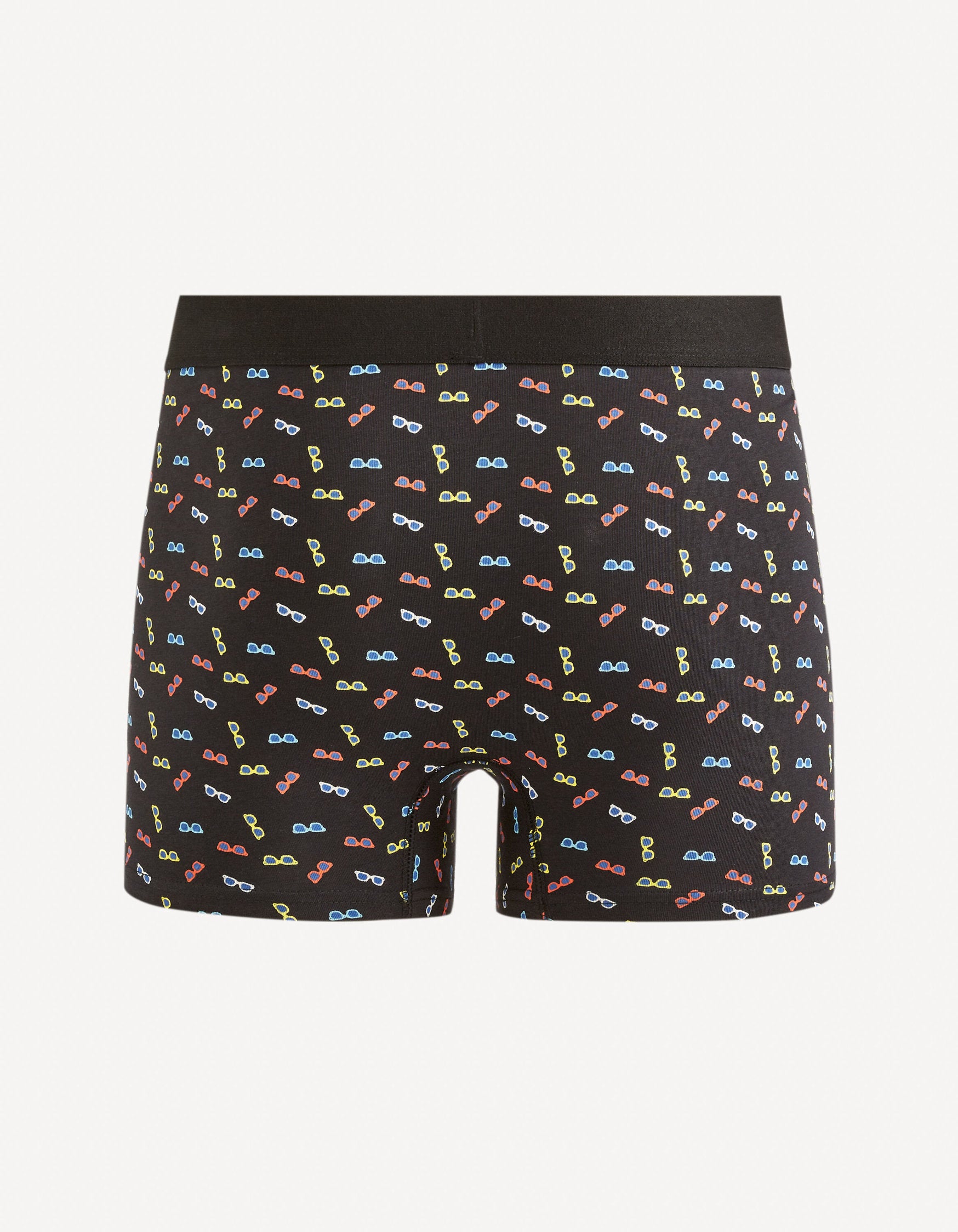 Stretch Cotton Boxer Shorts - Black_FIGLASSES_BLACK_02