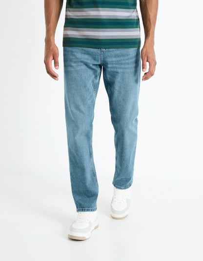 C15 Straight Jeans 3 Lengths Stretch - Double Stone_FOBASE15_DOUBLE STONE_01